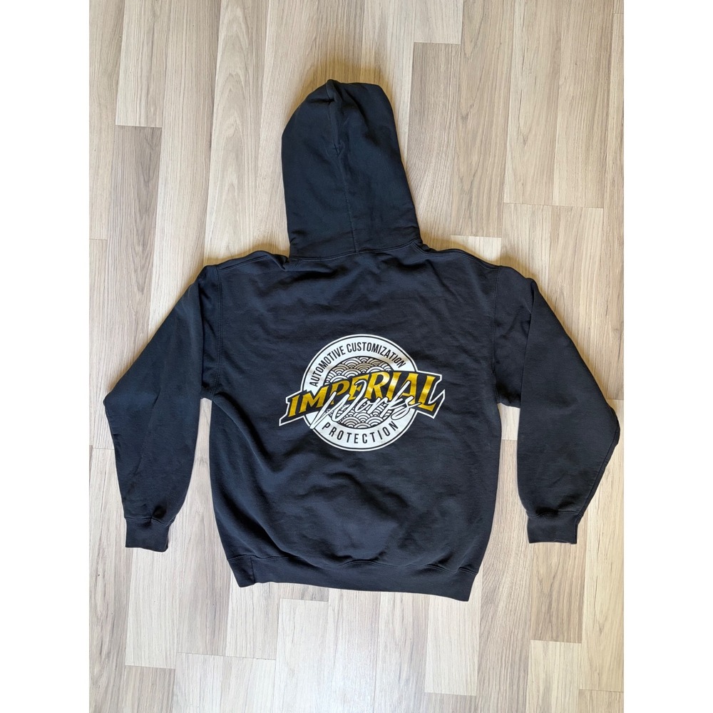 Port & Company Imperial Works Automotive Customization Hoodie Black Mens Large